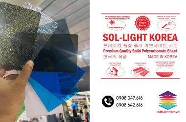 Tấm lợp lấy sáng Hàn Quốc Sol Light: Điểm sáng mới của ngành vật liệu
