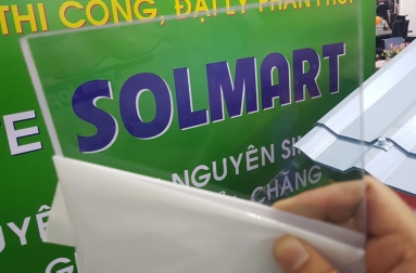 Tấm lấy sáng Polycarbonate Solmart đặc 5mm