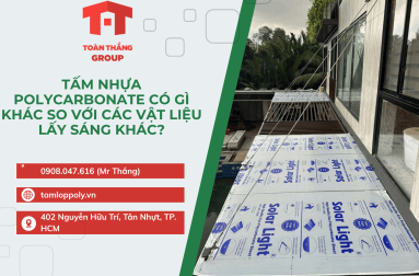 Tấm Nhựa Polycarbonate Có Gì Khác So Với Các Vật Liệu Lấy Sáng Khác?