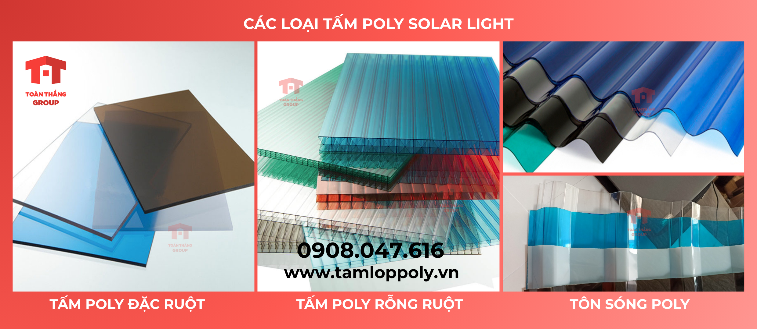 tấm lợp poly solar light