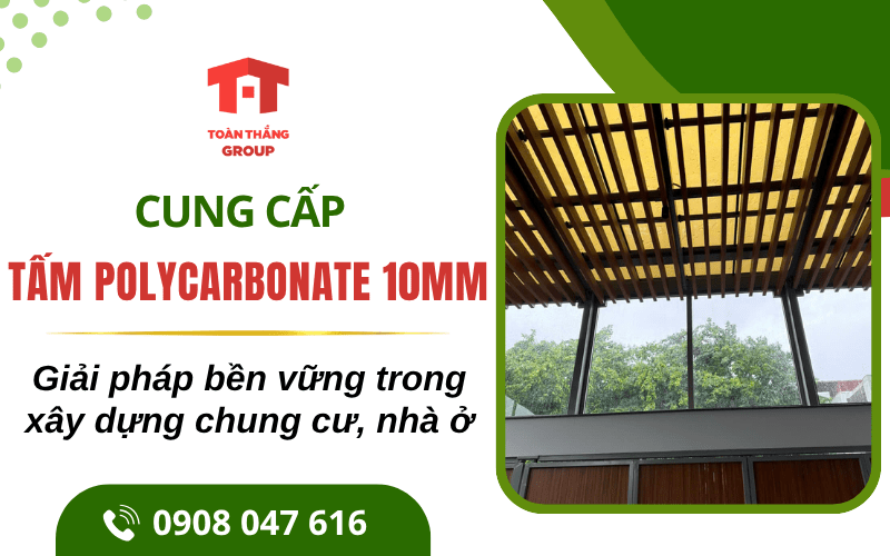 tấm polycarbonate 10mm