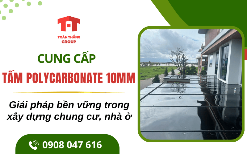 tấm polycarbonate 10mm