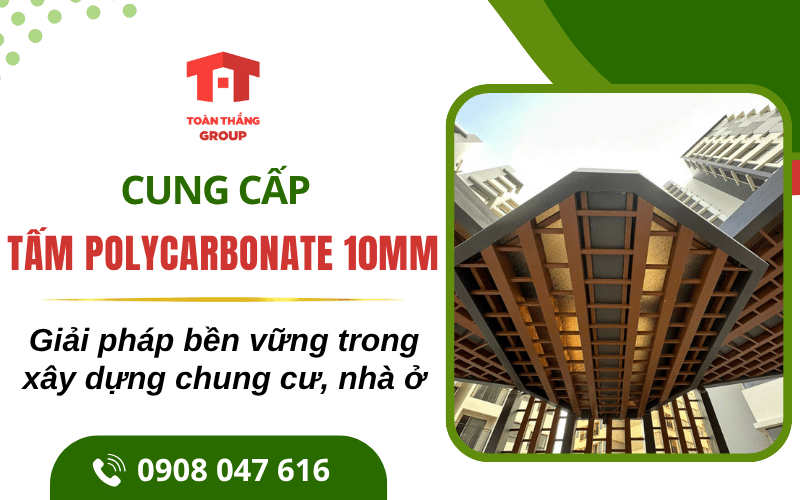 tấm polycarbonate 10mm