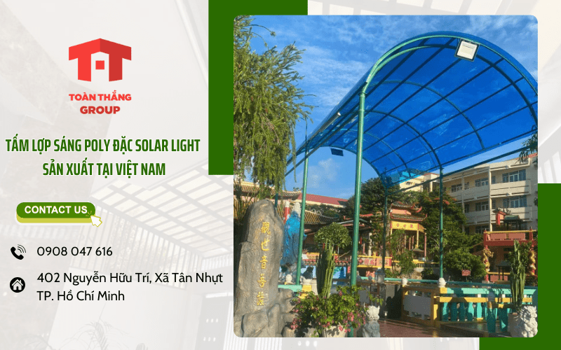 tấm lợp lấy sáng đặc Solar Light
