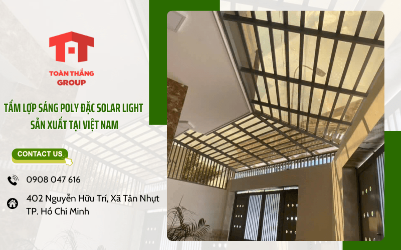 tấm lợp lấy sáng đặc Solar Light