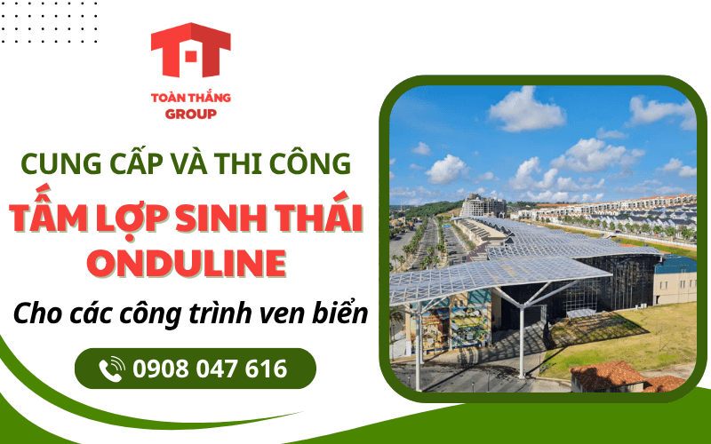 Tấm lợp sinh thái Onduline cho công trình ven biển