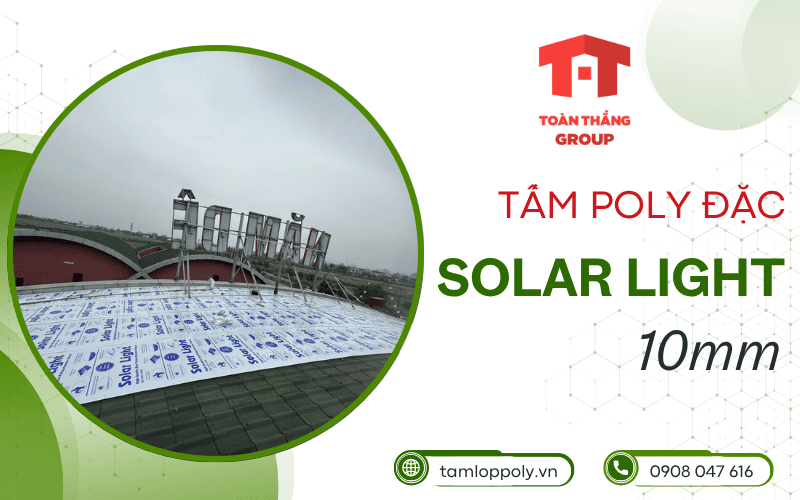 tấm poly Solar Light đặc 10mm