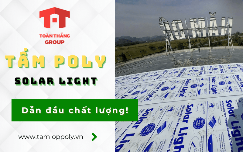 tấm poly solar light đặc 5mm