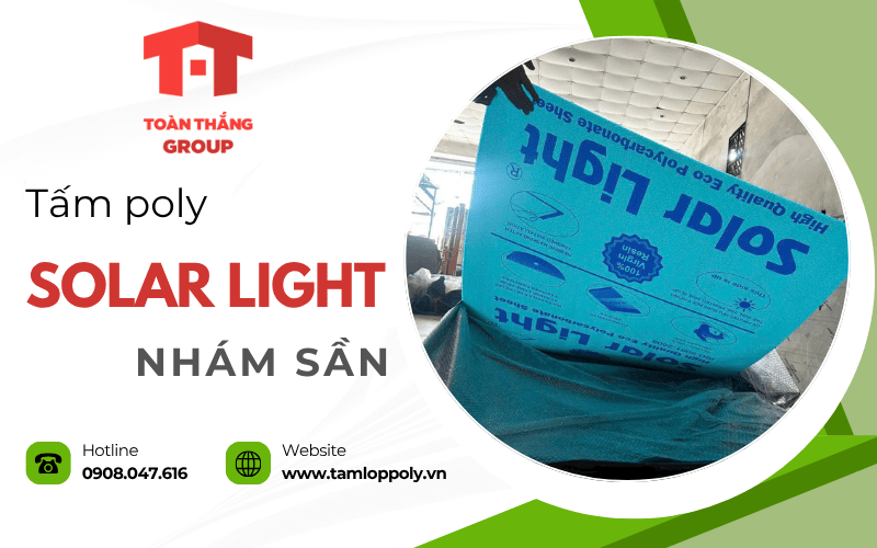 tấm poly solar light nhám sần tấm poly solar light nhám sần