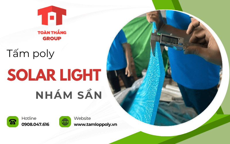 tấm poly solar light nhám sần tấm poly solar light nhám sần