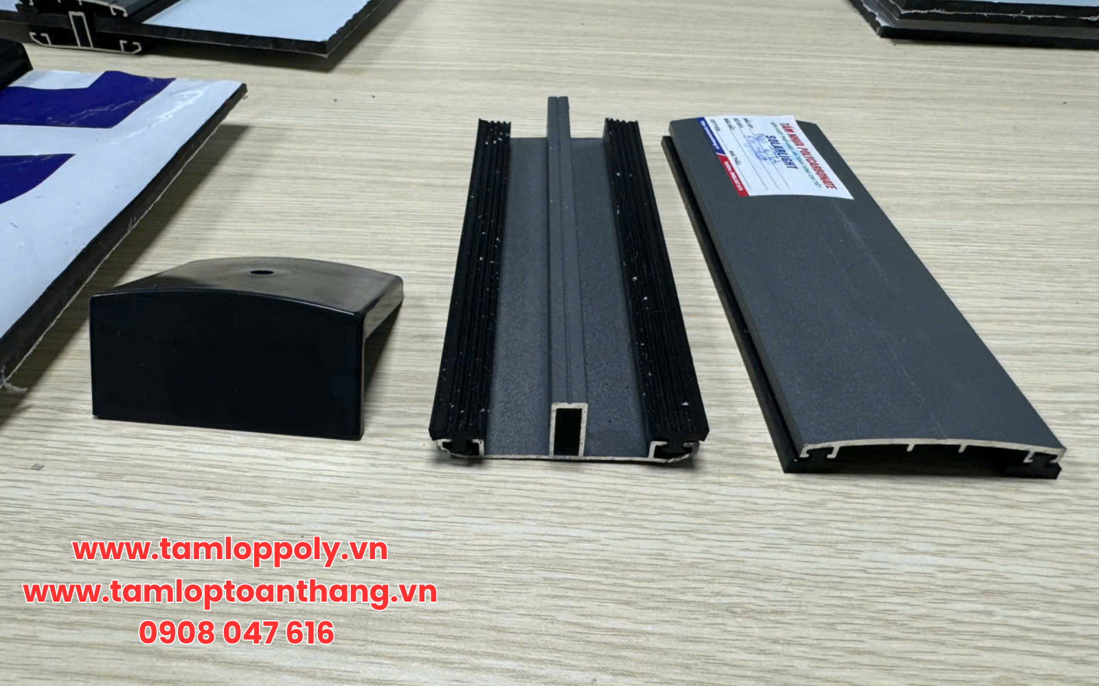 nẹp nhôm thi công poly