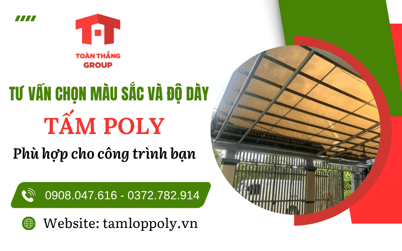 tấm lợp poly