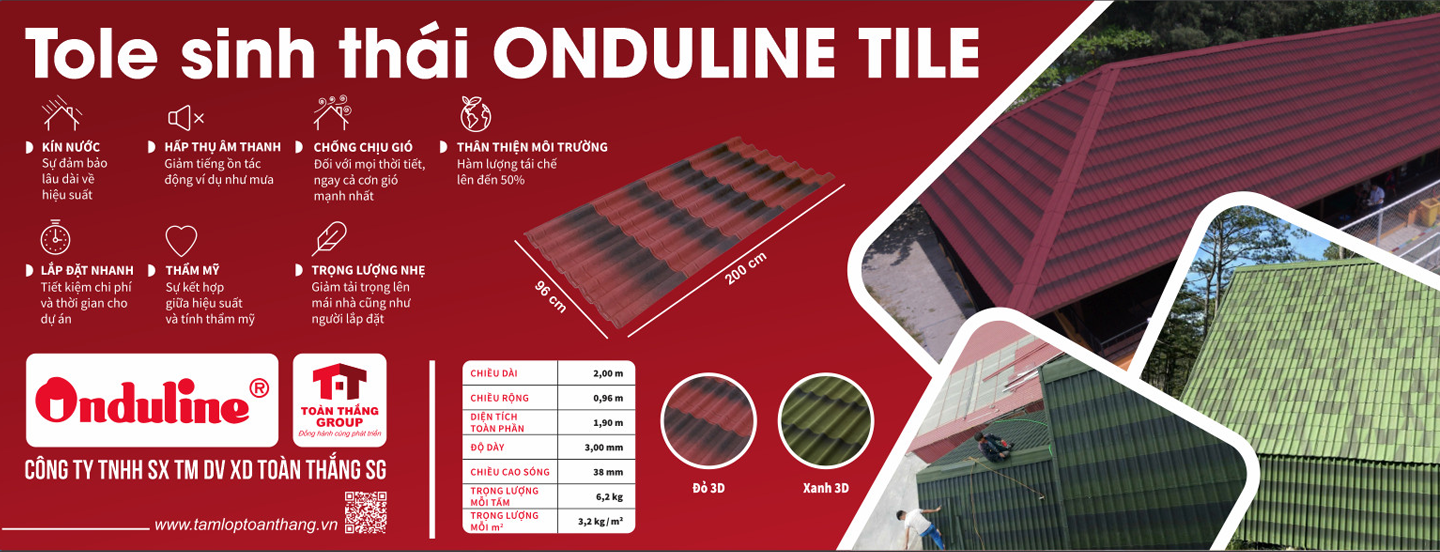 tôn sinh thái tile 3D