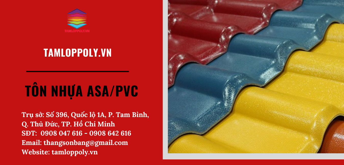 Tôn nhựa PVC/ASA