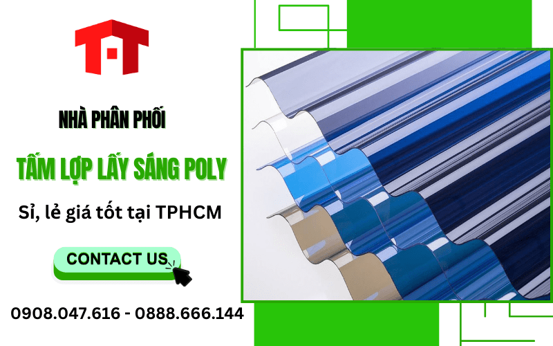 tấm lợp lấy sáng poly