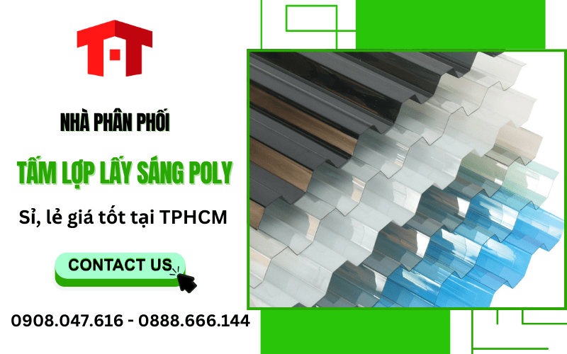 tấm lợp lấy sáng poly