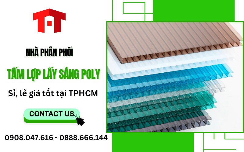 tấm lợp lấy sáng poly