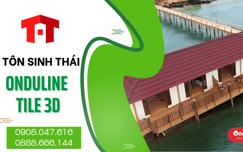 Tôn sinh thái Onduline Tile 3D