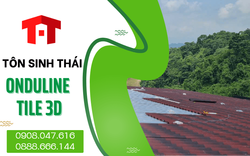 Tôn sinh thái Onduline Tile 3D