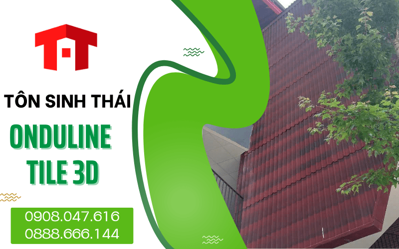 Tôn sinh thái Onduline Tile 3D