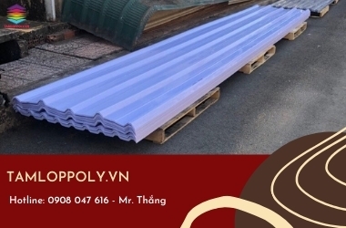 Tôn nhựa 4 lớp PVC ASA – Sản phẩm lợp mái bền màu, kháng hóa chất đỉnh cao