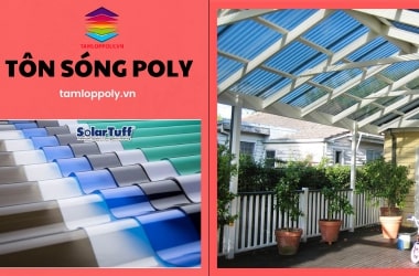 Tôn sóng polycarbonate - Tôn công nghệ mới mang lại tính thẩm mỹ cho mọi công trình