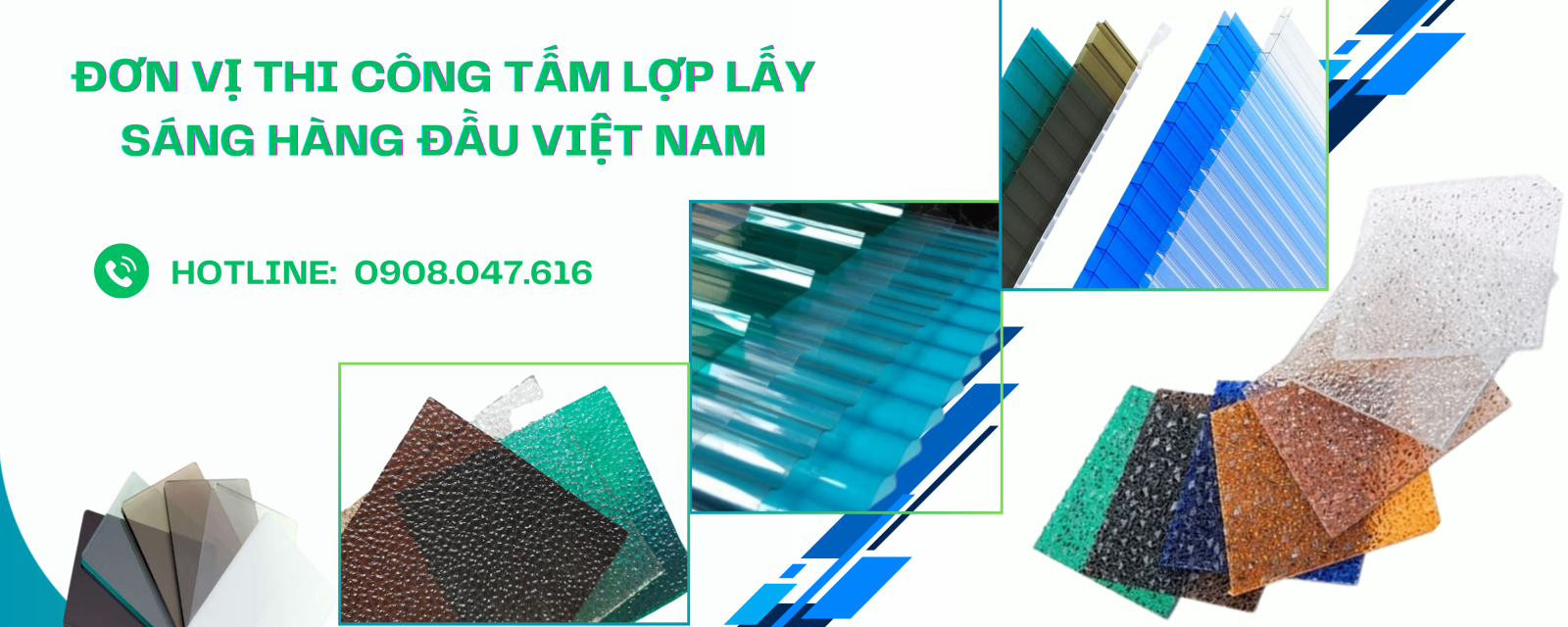Thi công tấm lợp lấy sáng