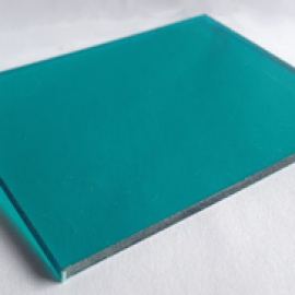 Tấm lợp lấy sáng thông minh đặc ruột polycarbonate xanh ngọc lam ( green blue)